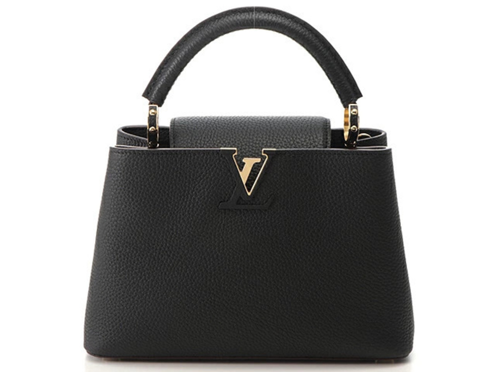 LOUIS VUITTON Capucines Taurillon Black